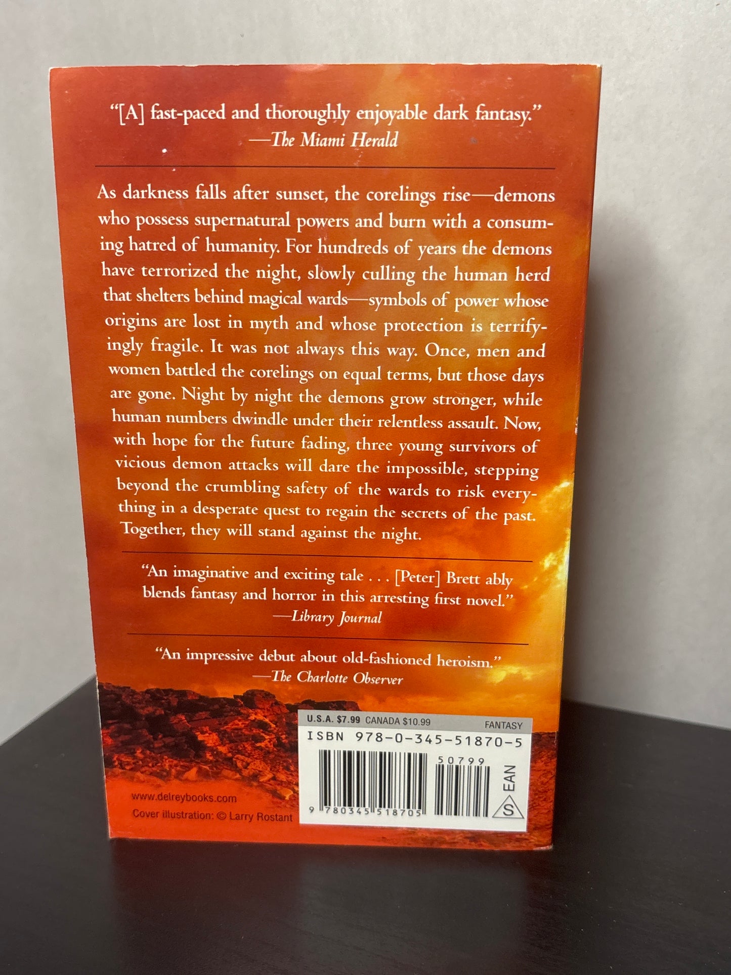 The Warded Man by Peter V. Brett (The Demon Cycle #1) | Epic Fantasy