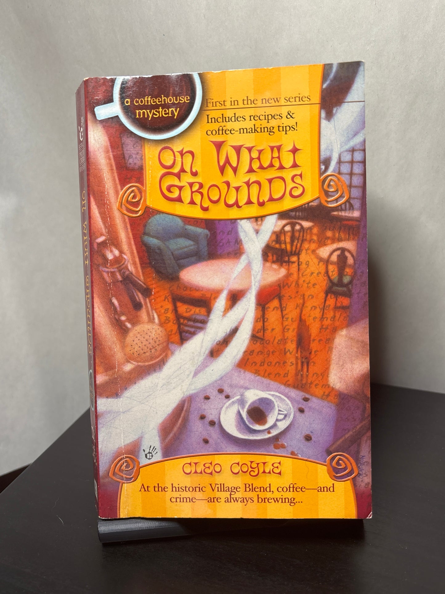 On What Grounds by Cleo Coyle (Coffeehouse Mystery #1) | Cozy Mystery