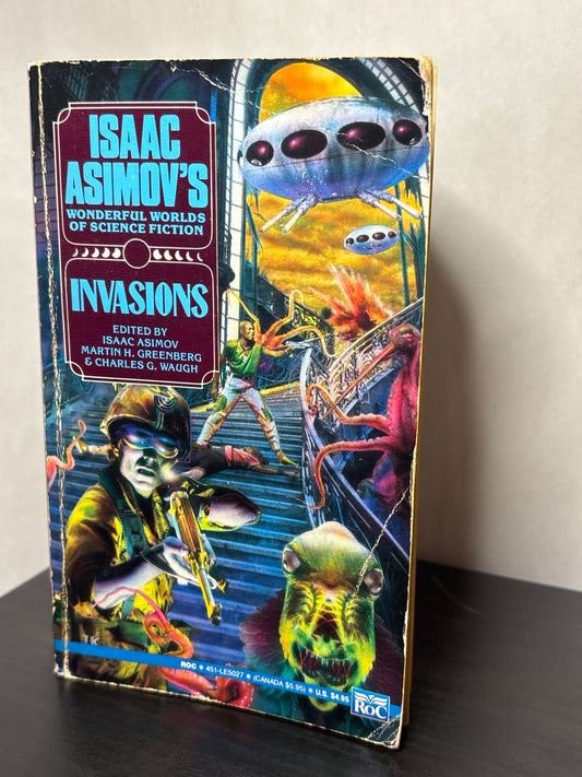 Invasions edited by Isaac Asimov, Martin H. Greenberg & Charles G. Waugh | Vintage Sci-Fi