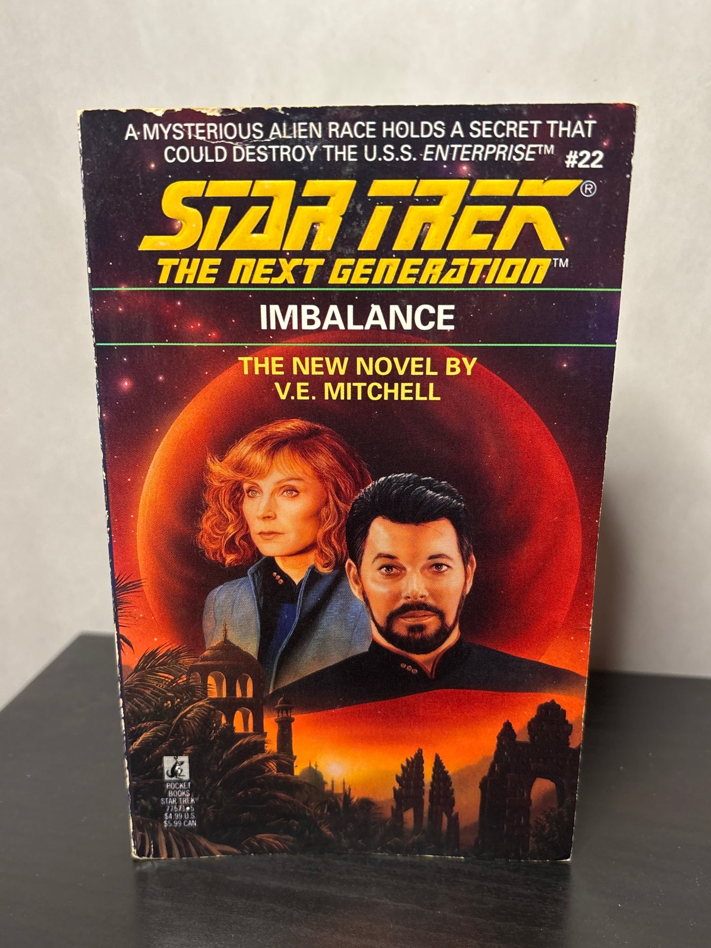 Imbalance by V.E. Mitchell (Star Trek: The Next Generation #22) | Vintage Sci-Fi