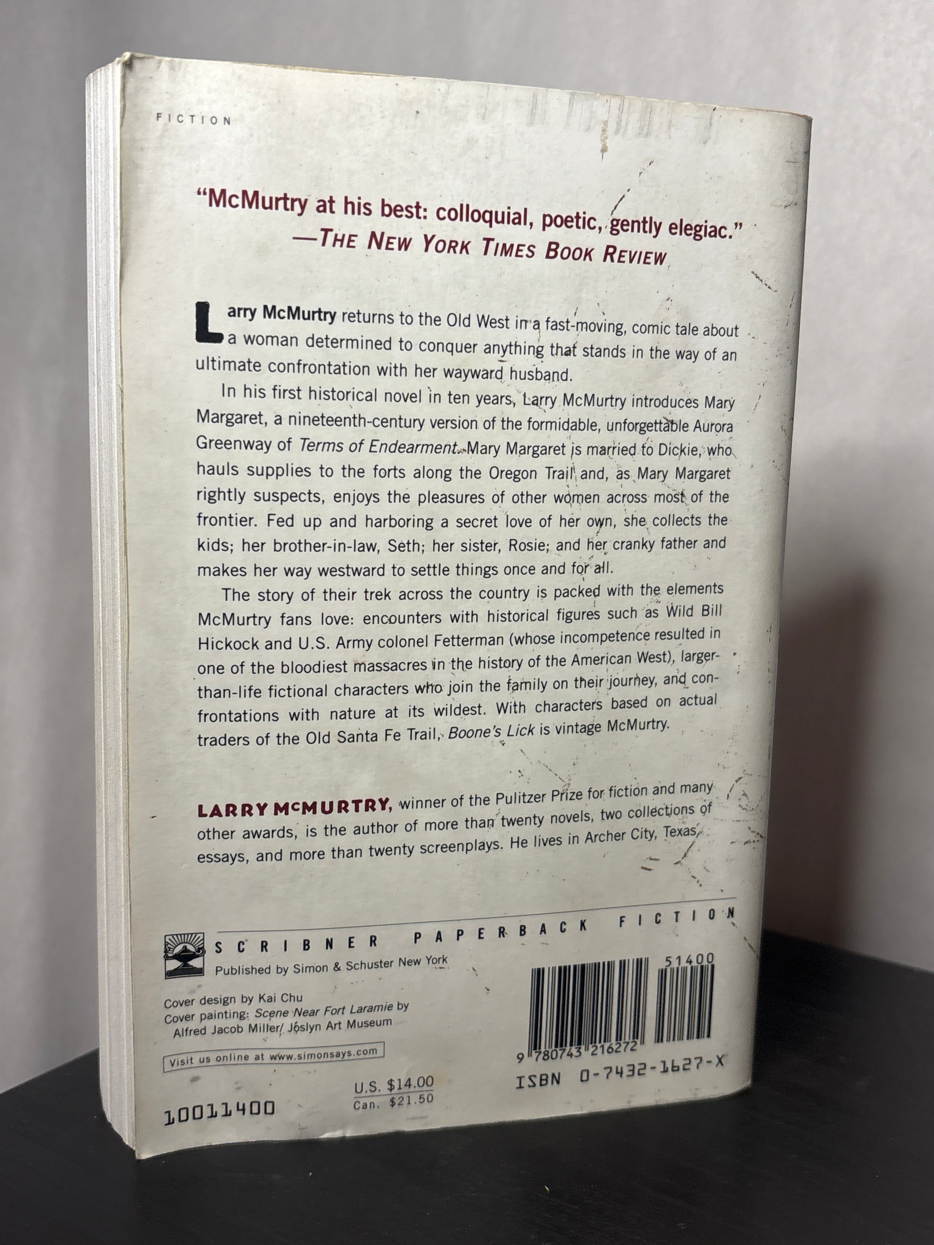 Boone's Lick by Larry McMurtry