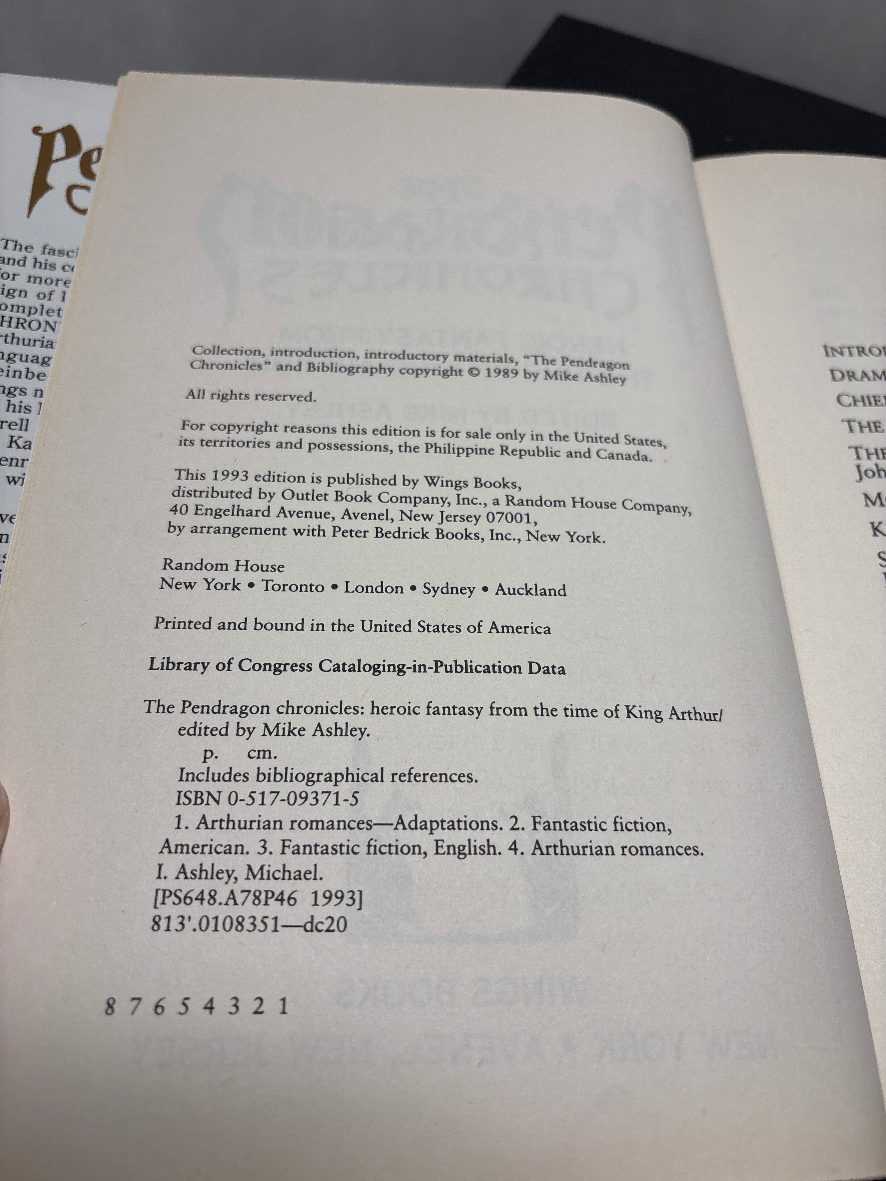 The Pendragon Chronicles edited by Mike Ashley