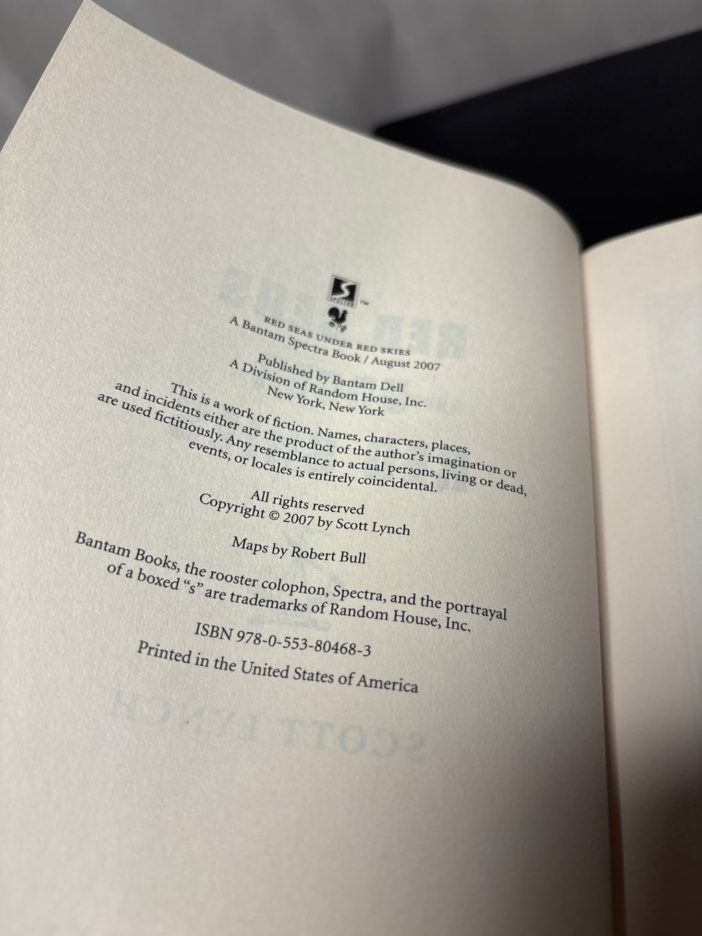 Red Seas Under Red Skies by Scott Lynch (Gentleman Bastard Series #2)