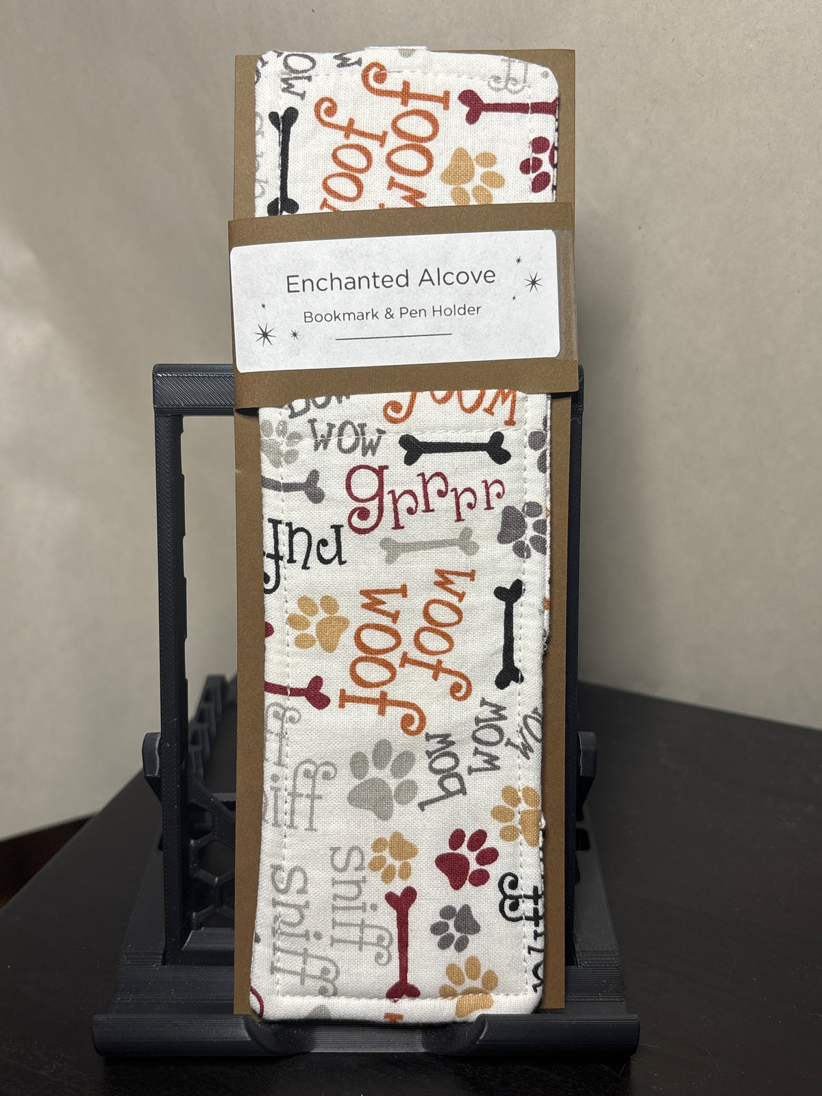 Bookmark & Pen Holder by Enchanted Alcove | Woof Woof Handmade Cloth
