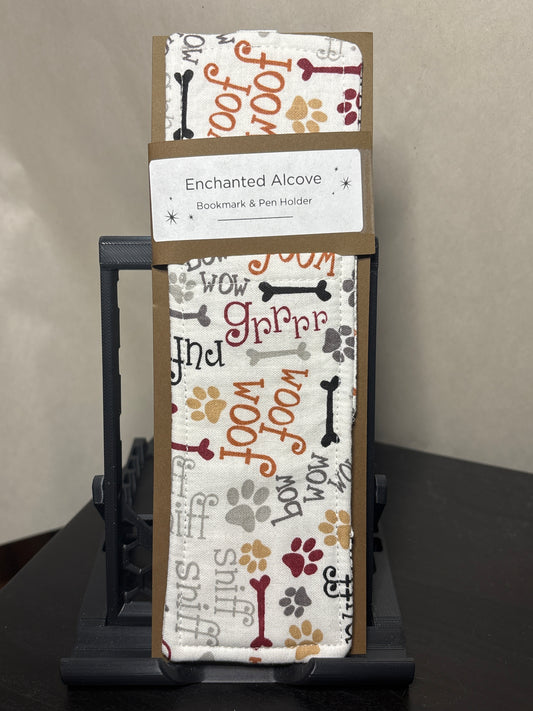 Bookmark & Pen Holder by Enchanted Alcove | Woof Woof Handmade Cloth
