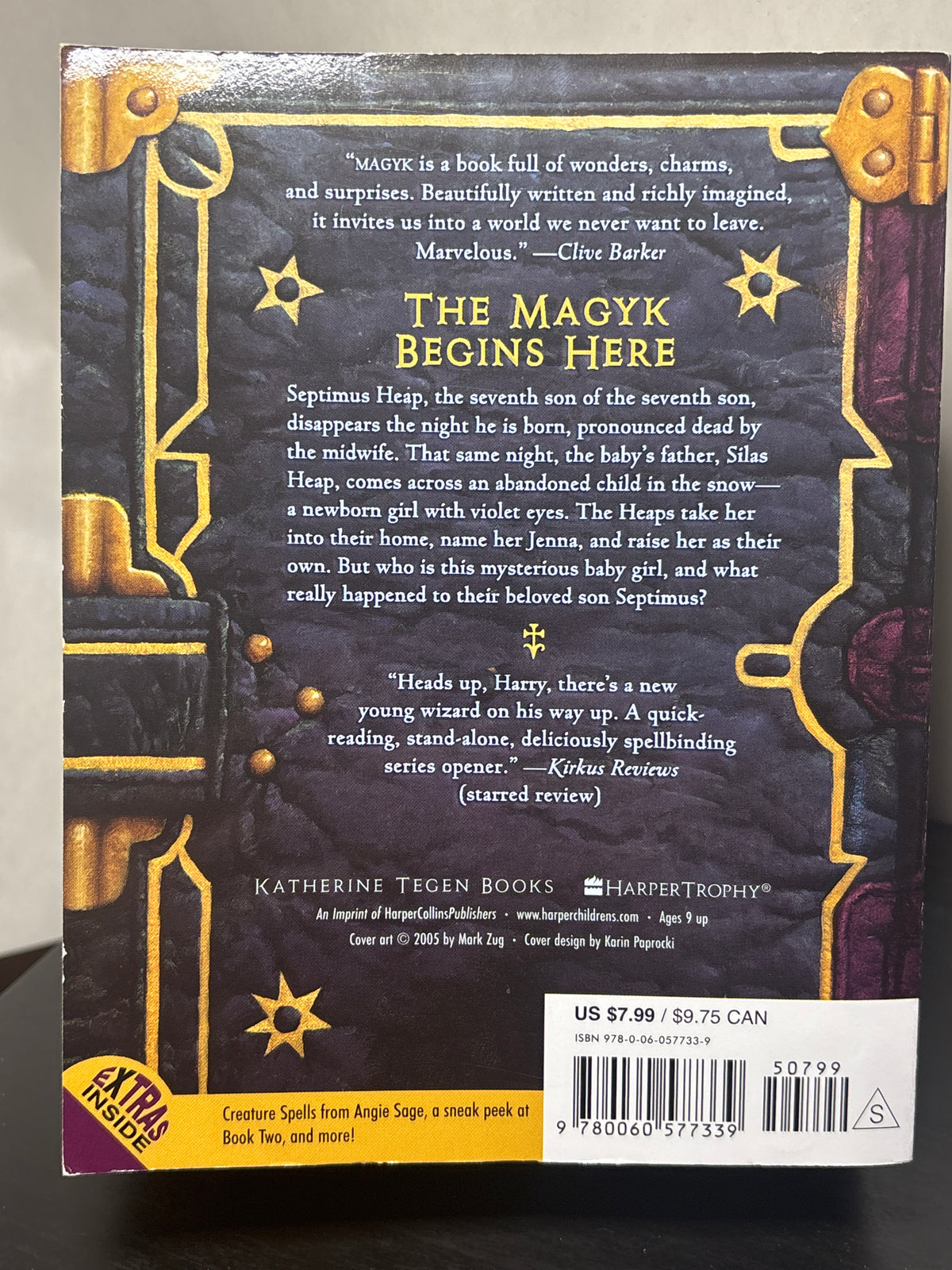 Magyk by Angie Sage, Illustrated by Mark Zug (Septimus Heap #1) | YA Young Adult Fantasy