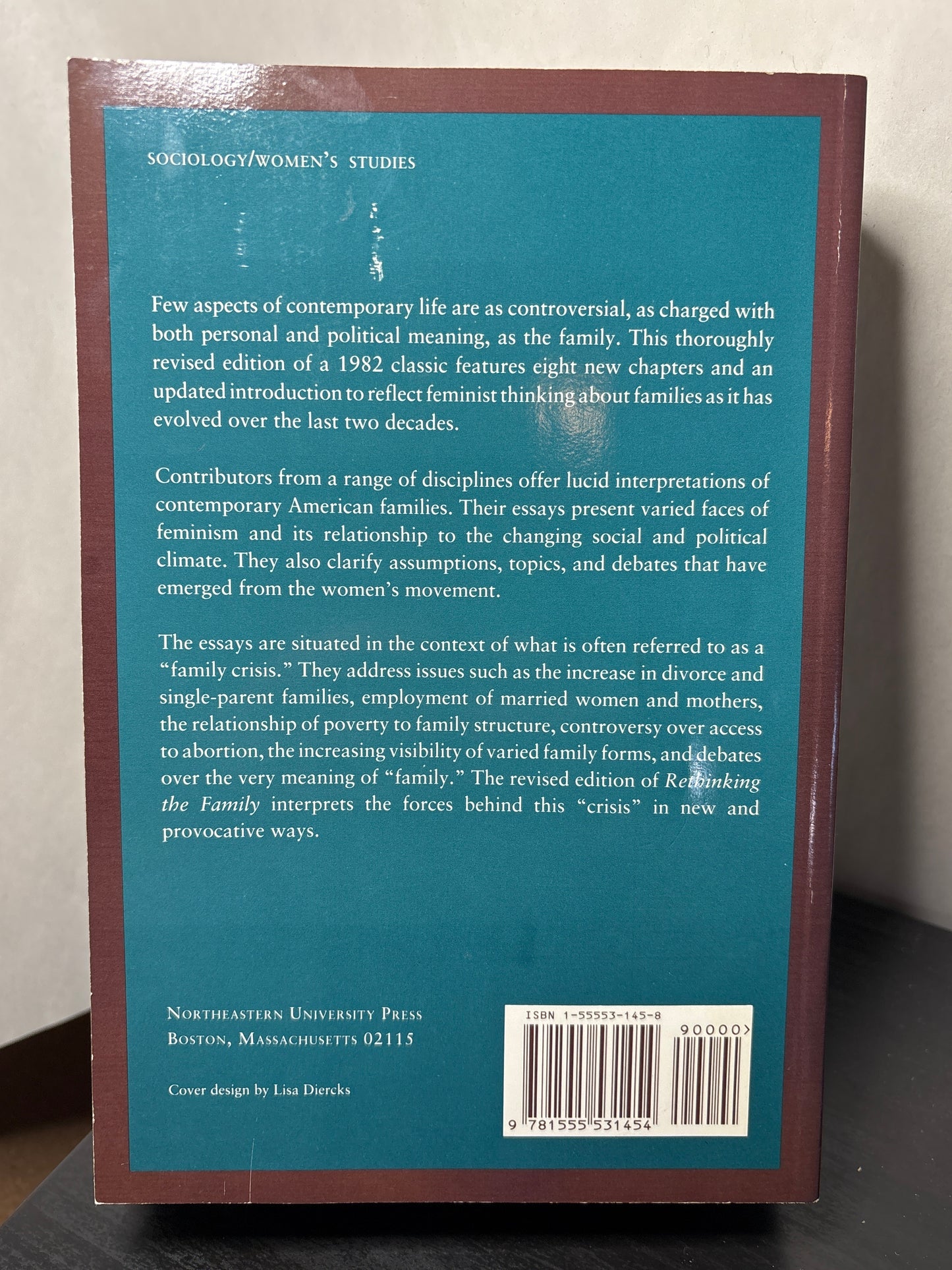 Rethinking the Family: Some Feminist Questions edited by Barrie Thorne with Marilyn Yalom | Feminism