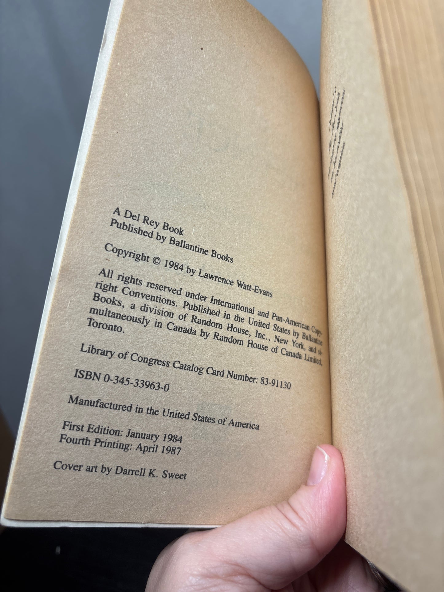 The Book of Silence by Lawrence Watt-Evans (The Lords of Dus #4) | Vintage Fantasy