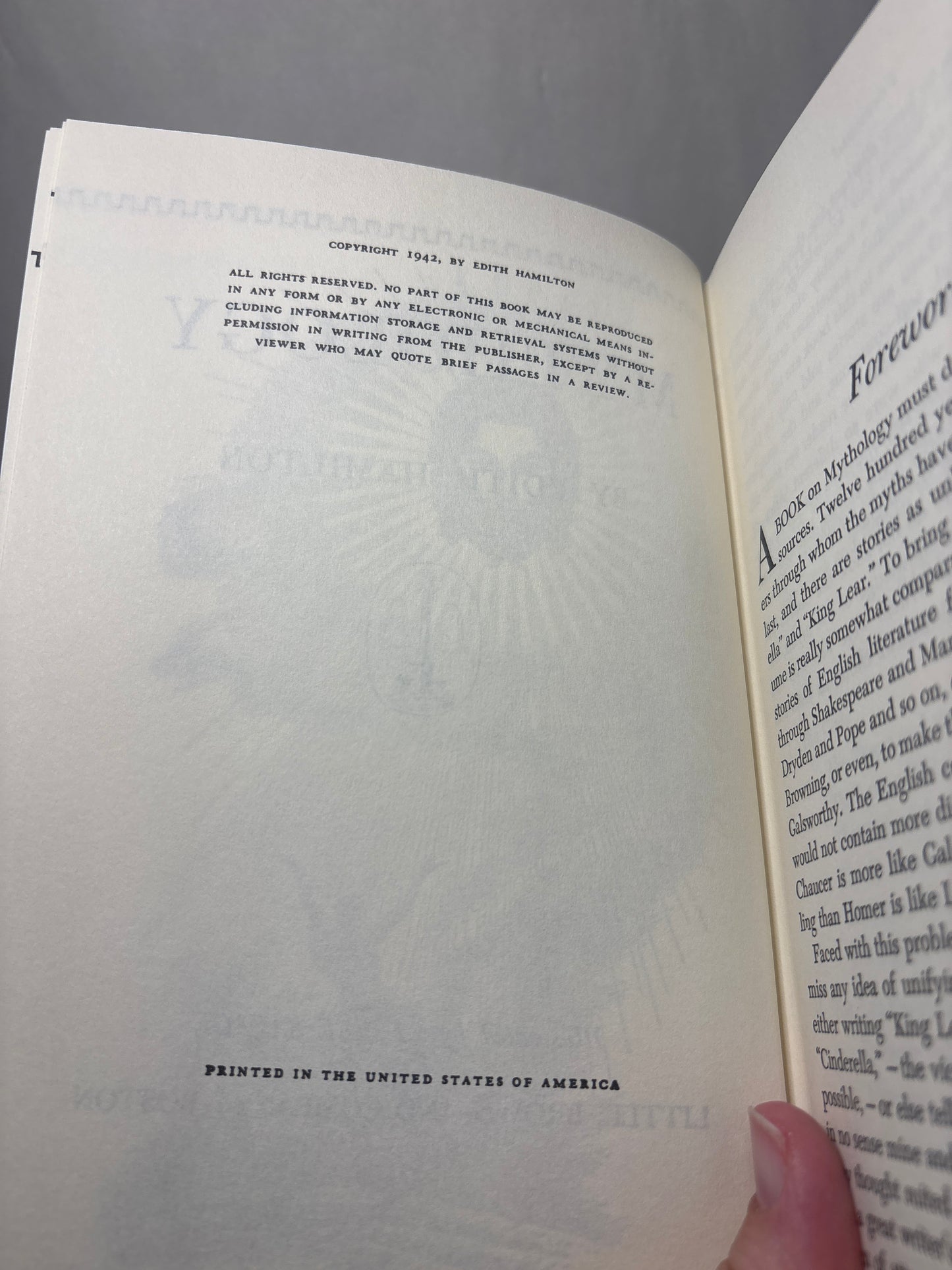 Mythology by Edith Hamilton | Classic