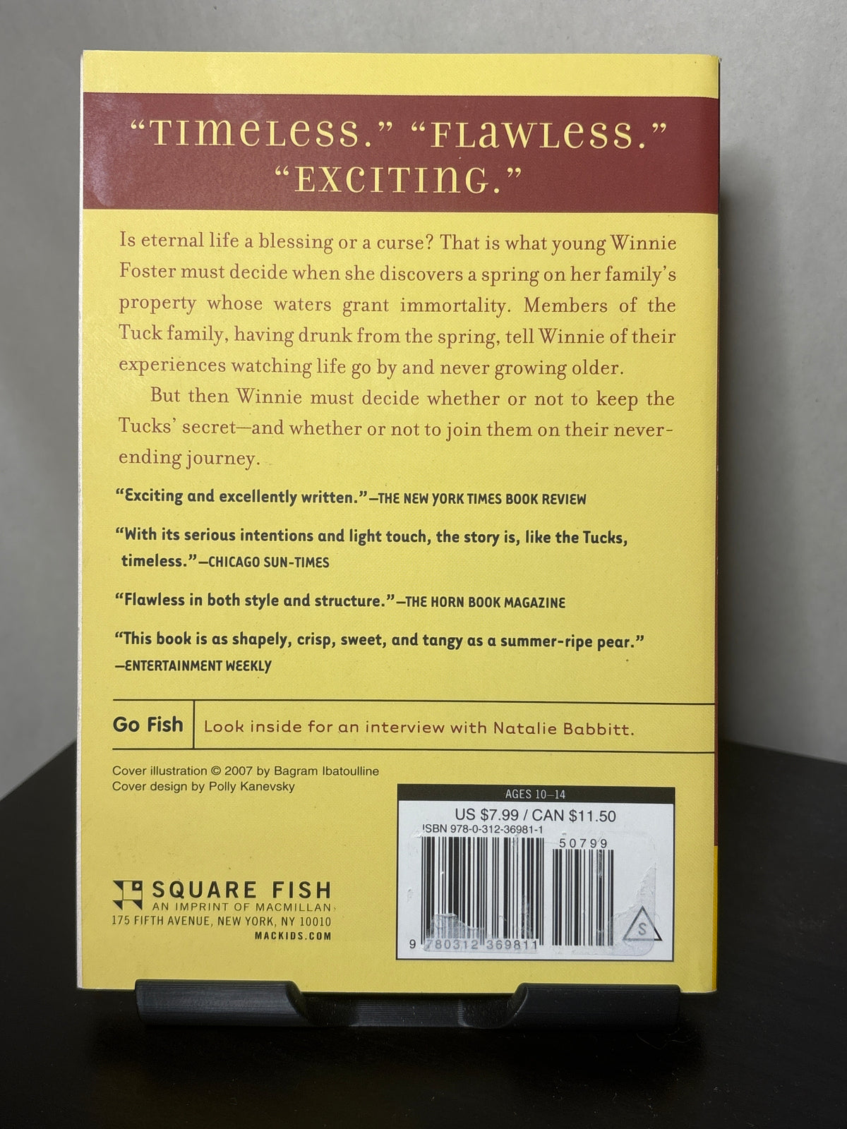 Tuck Everlasting by Natalie Babbitt | YA Classic Fantasy
