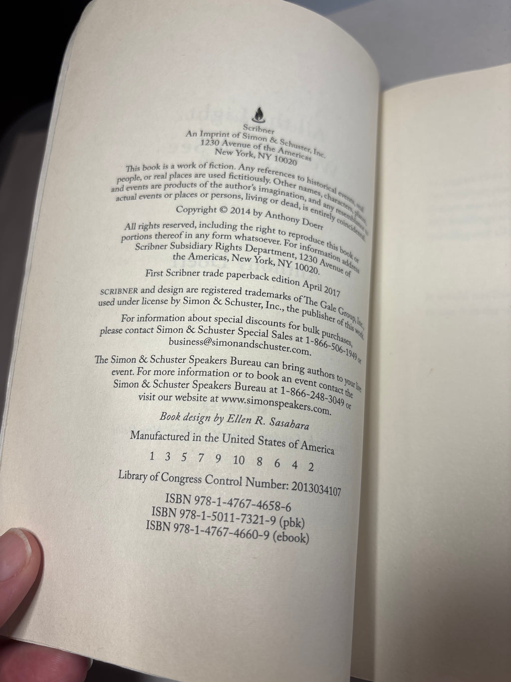 All The Light We Cannot See by Anthony Doerr