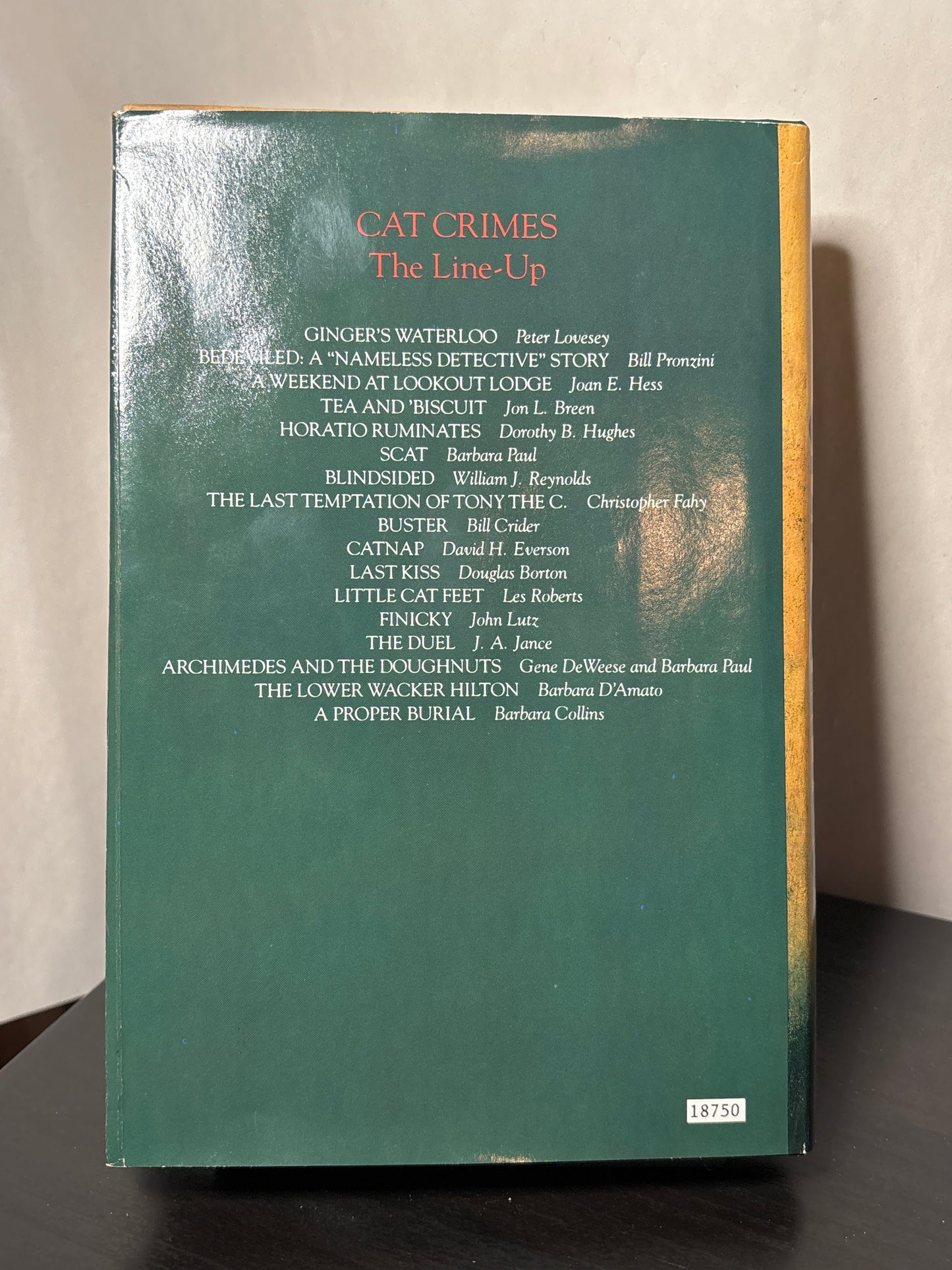 Cat Crimes edited by Martin H Greenberg, Ed Gorman | Vintage Cat Mystery Anthologies