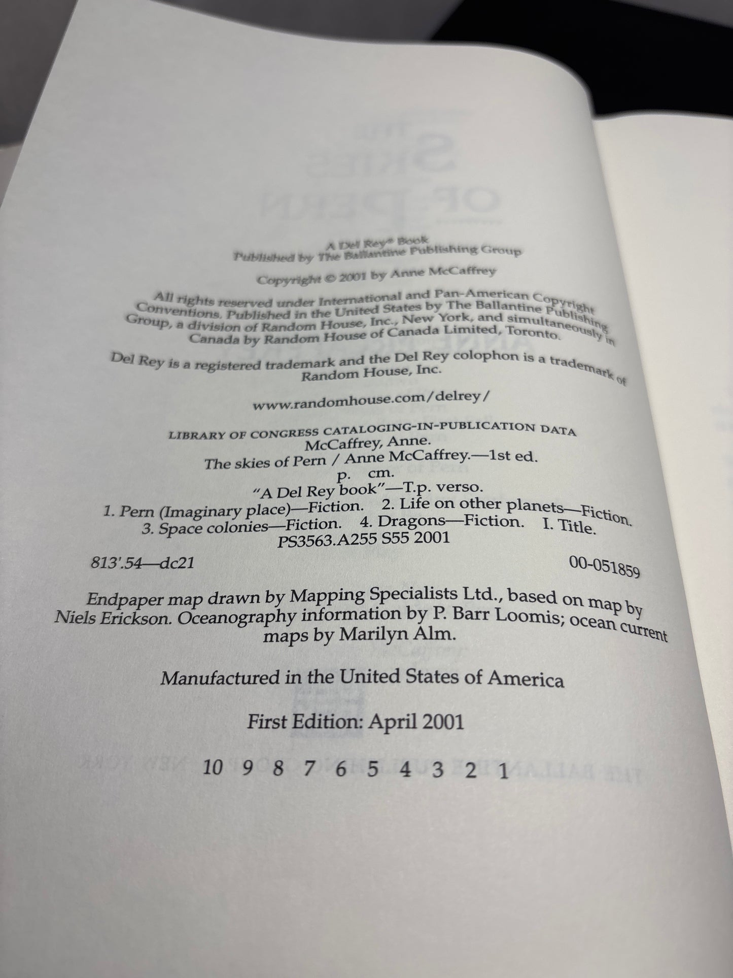 The Skies of Pern by Anne McCaffrey (Pern #15)