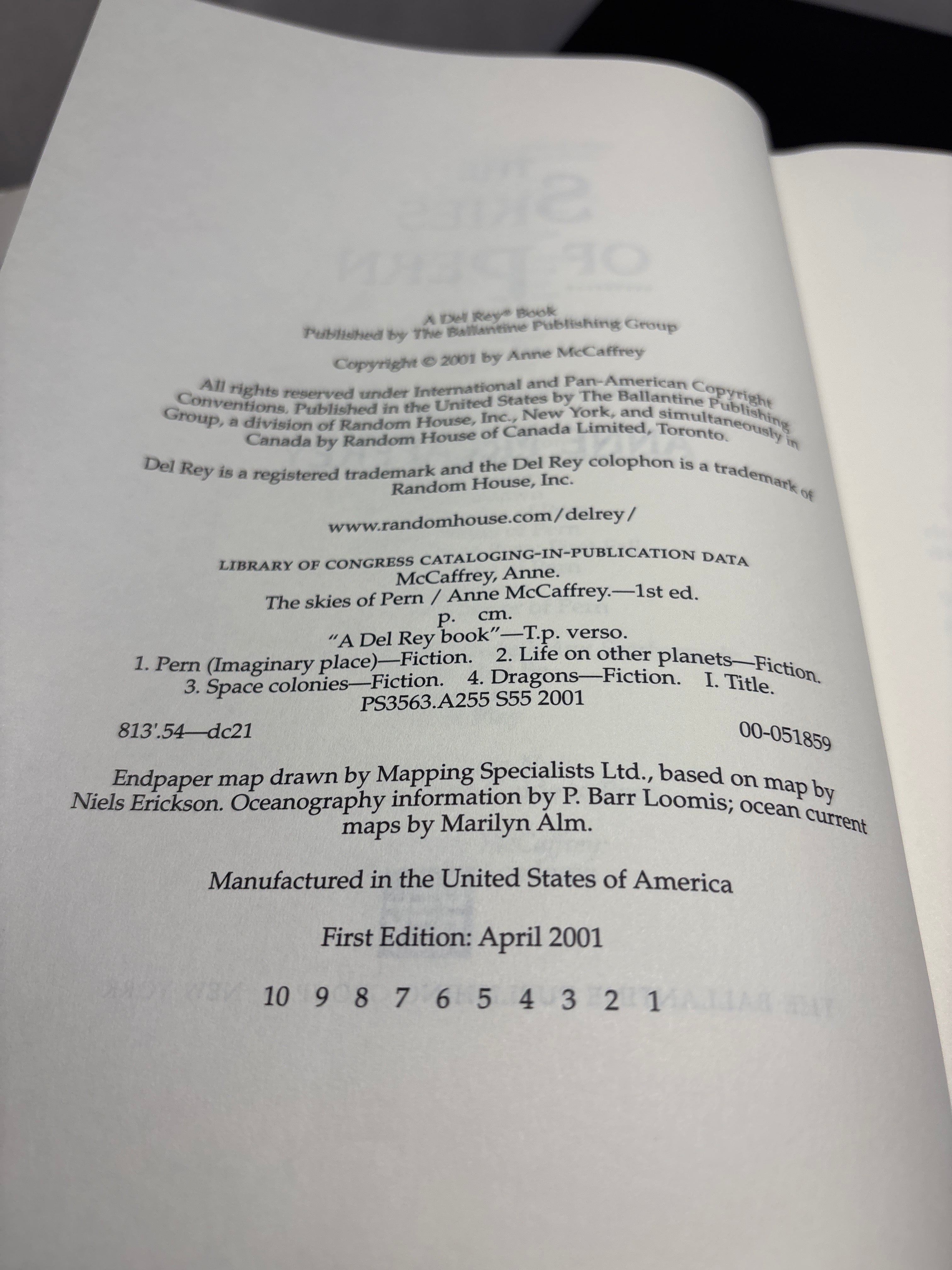 The Skies of Pern by Anne McCaffrey (Pern #15)