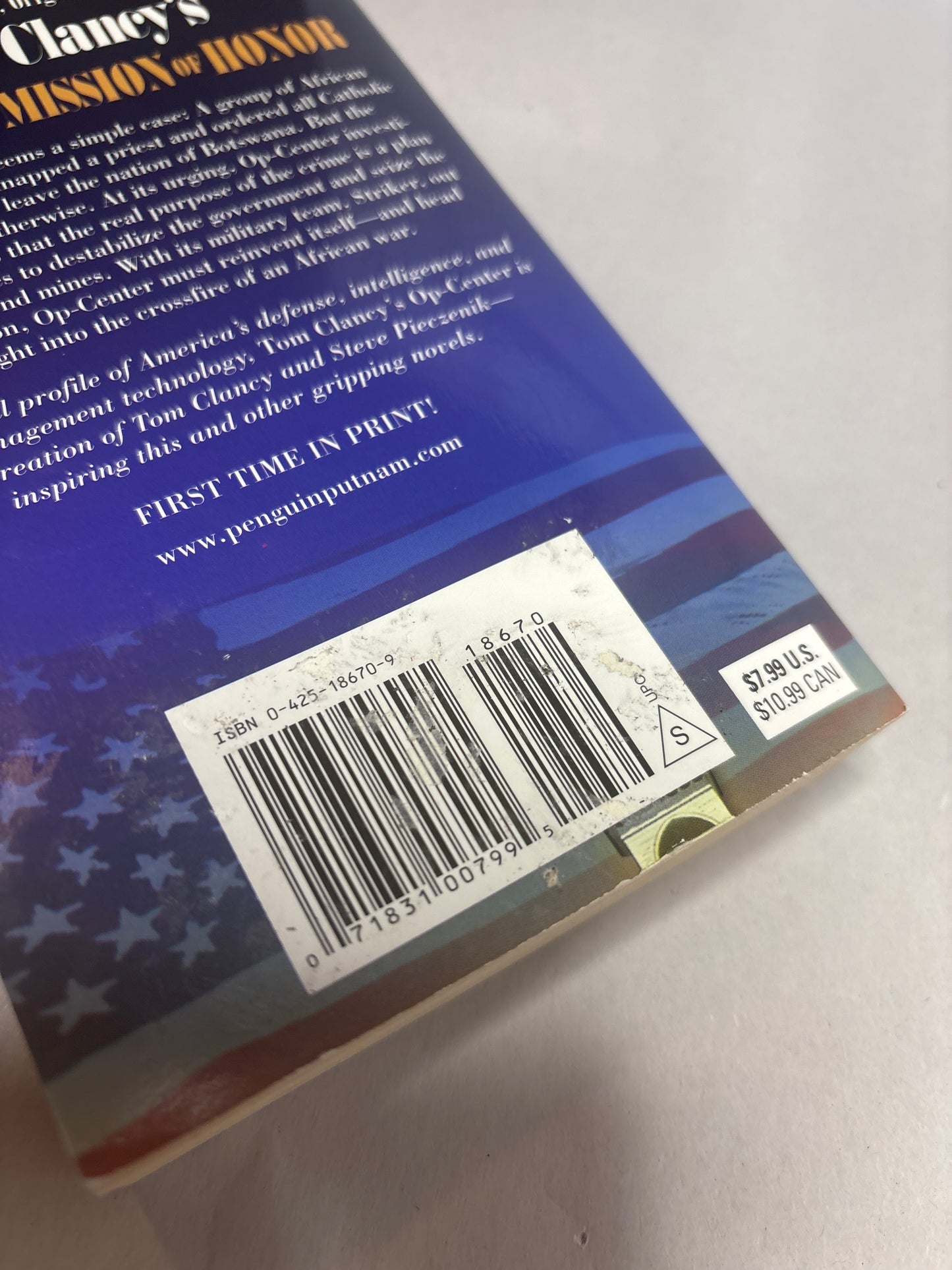 Mission of Honor by Tom Clancy (Op-Center #9)