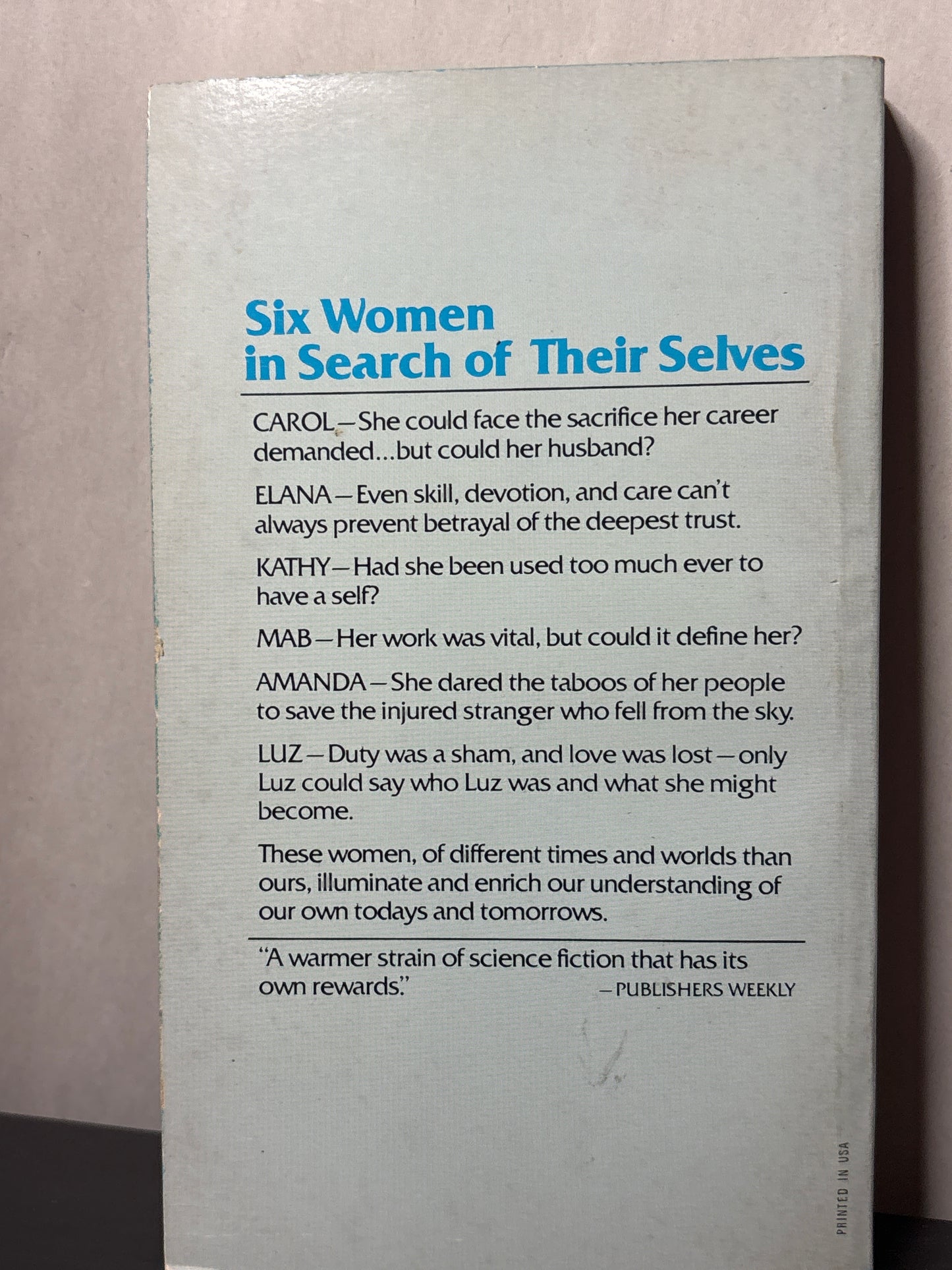Millennial Women edited by Virginia Kidd | Vintage Feminist Science Fiction Anthology