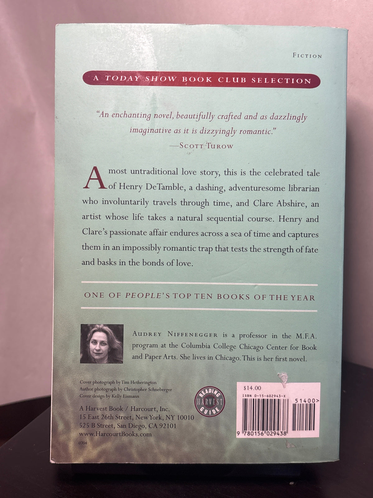 The Time Traveler's Wife by Audrey Niffenegger | Romance and Science Fiction