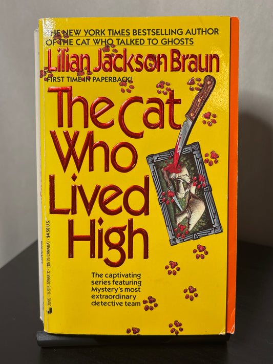 The Cat Who Lived High by Lilian JAckson Braun (The Cat Who...#22) | Cozy Cat Mystery