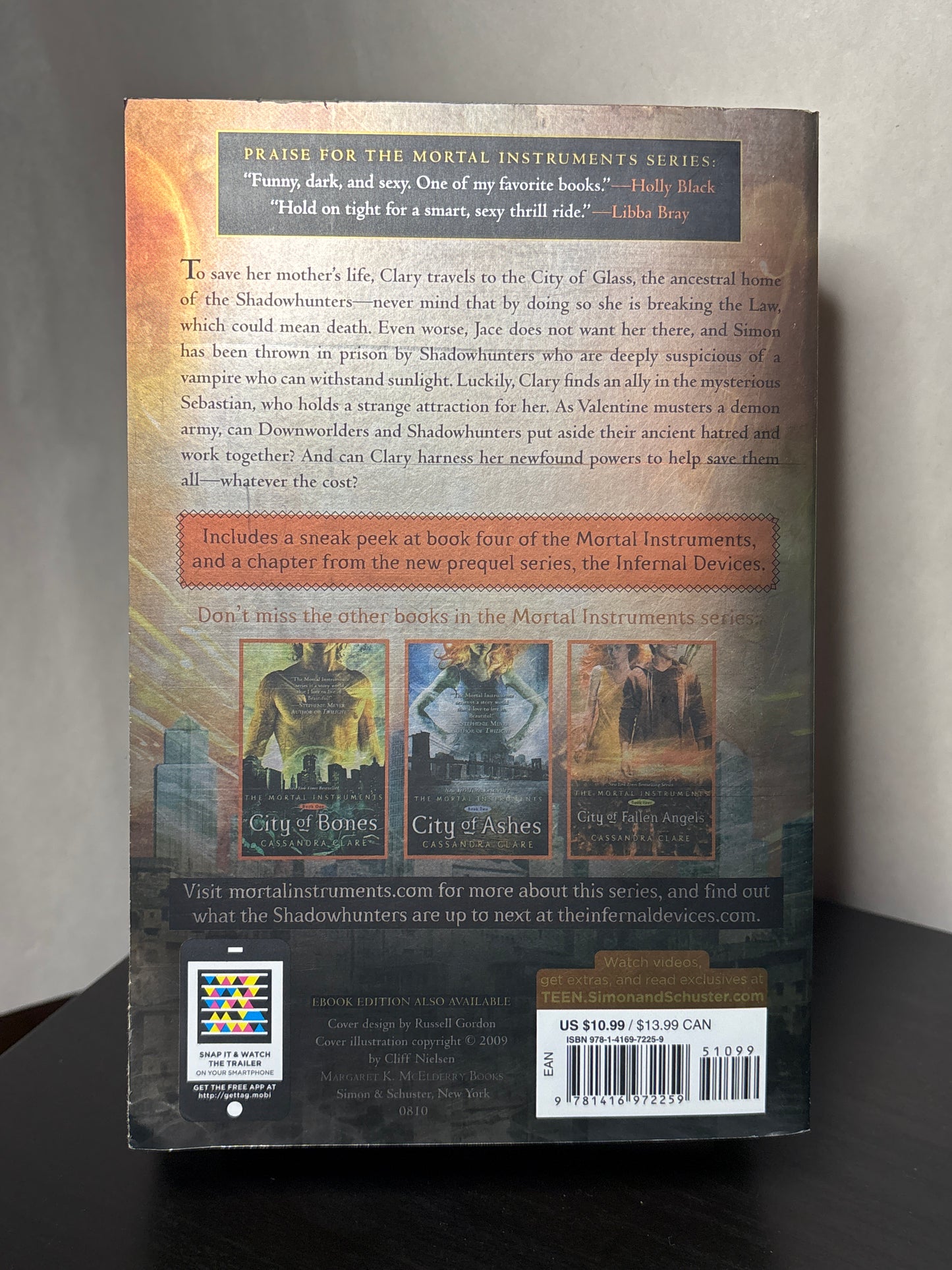 City of Glass by Cassandra Clare (The Mortal Instruments #3) | Young Adult Fantasy