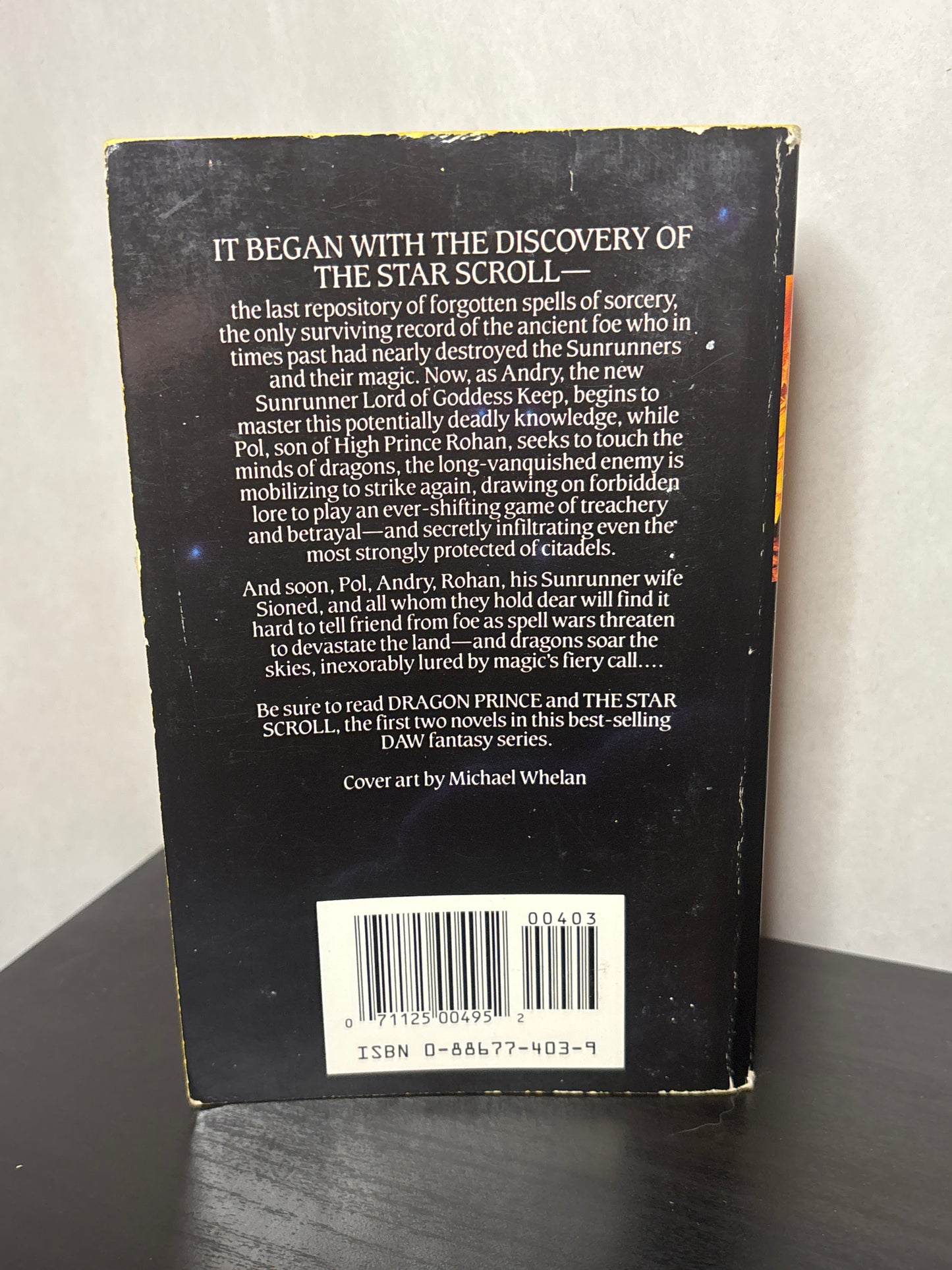 Sunrunner's Fire by Melanie Rawn (Dragon Prince #3) | Vintage Fantasy